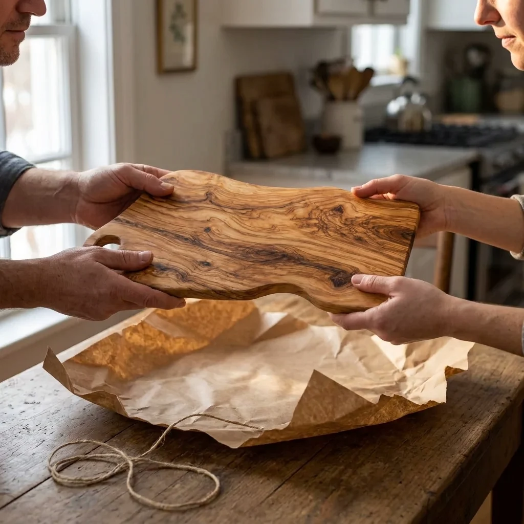 Olive Wood Charcuterie Board (11